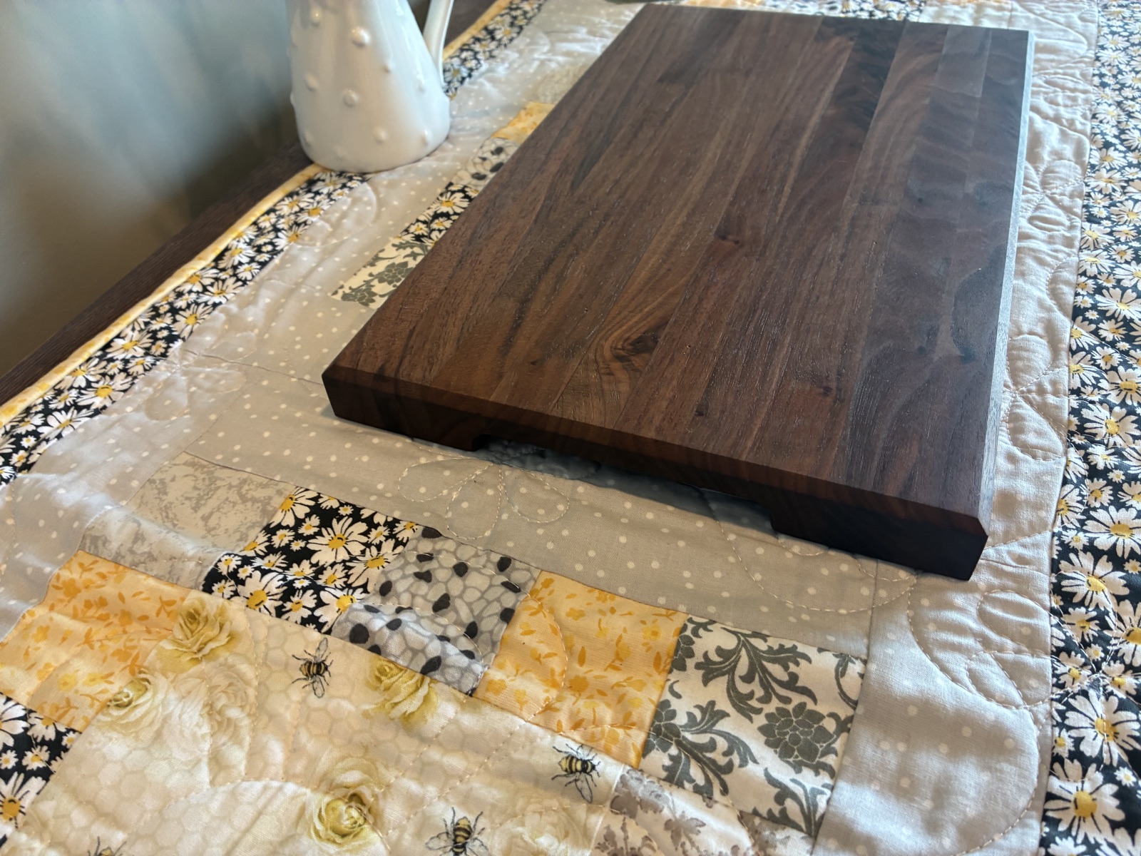 Solid Walnut Edge Grain Cutting Board — photo 3