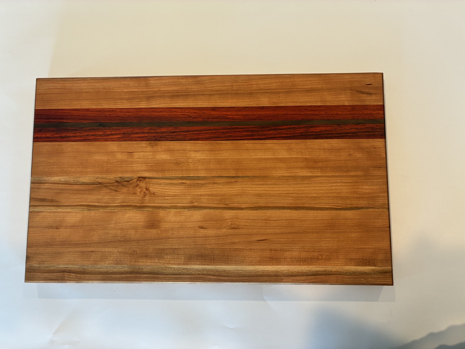 Cherry, Padauk, Walnut & Wenge Edge Grain Board — photo 3