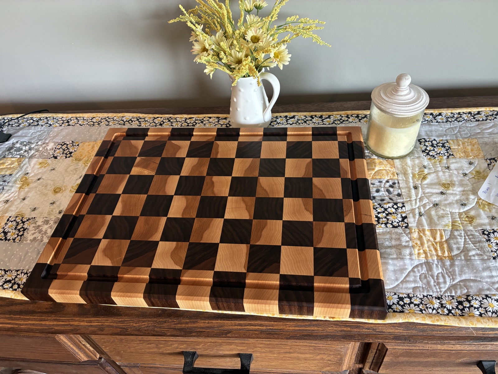 Walnut & Maple End Grain Cutting Board — Board 15 — photo 2